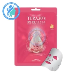 Mặt nạ TERA20's Rose Serum Sheet Mask 28ml - Giúp dưỡng ẩm và làm mềm da